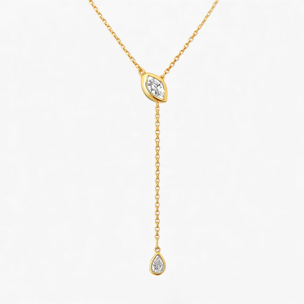 LINA LARIAT NECKLACE