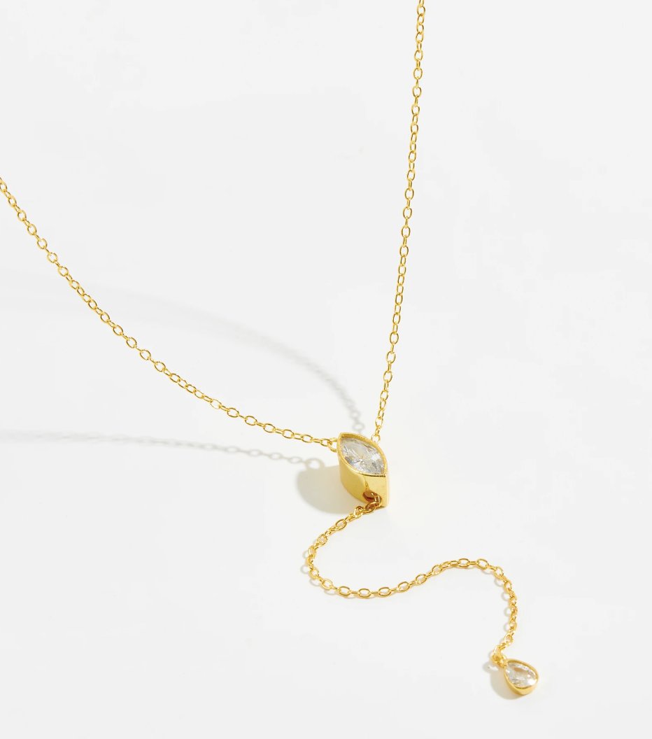 LINA LARIAT NECKLACE