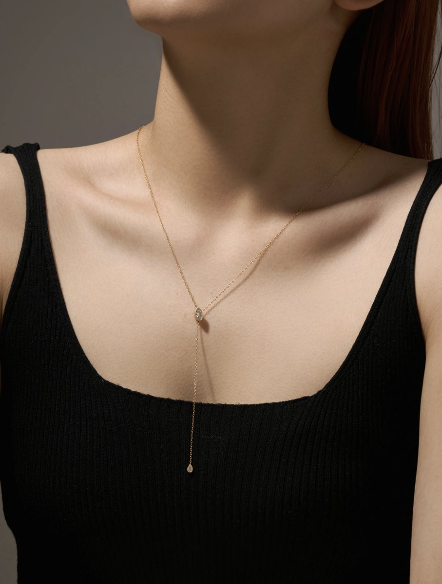 LINA LARIAT NECKLACE