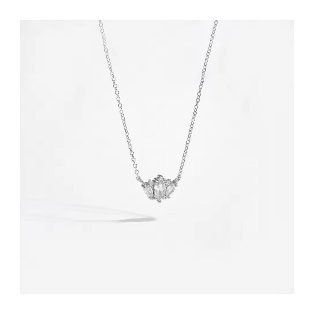 WATER LILY MARQUISE NECKLACE